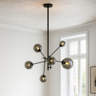 Candeeiro suspenso cinzento design, Kaily