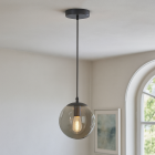 Candeeiro suspenso cinzento design, Dolf
