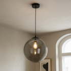 Candeeiro suspenso cinzento design, Dolf