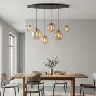 Candeeiro suspenso âmbar design, Dolf