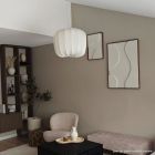 Candeeiro suspenso branco moderno, Deborah