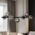 Candeeiro suspenso cinzento design, Remo