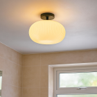 Candeeiro de teto para casa de banho branco design, Elliot, IP44