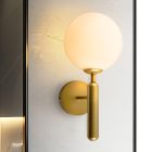 Candeeiro de parede para casa de banho latão moderno, Tiemen, IP44