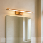 Candeeiro de parede para casa de banho cobre moderno, Steffy, 6W, LED 2700K, IP44