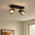 Foco de teto cinzento retrô, Paris