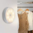 Luminária noturna branca de plástico, Ilene, 1,5W, LED 3000K