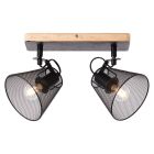 Foco de teto preto industrial, Havin