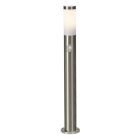 Candeeiro de pé exterior com sensor de movimento cromo de plástico, Tom, IP44
