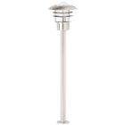 Candeeiro para exterior cromo de metal, Ajlina, IP44