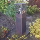 Candeeiro para exterior cor de ferrugem rústico, Teske, IP44