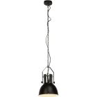 Candeeiro suspenso preto industrial, Jezze