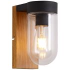 Candeeiro para exterior preto moderno, Danja, IP44