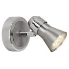 Aplique de parede cromo de metal, Roel