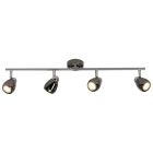 Candeeiro de teto preto de metal, Khadra, 3W, LED 3000K