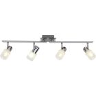 Foco de teto cromo de metal, Blake, 28W, LED 2700K