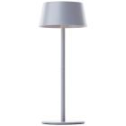 Candeeiro de parede exterior solar cinzento moderno, Soumaya, 4W, LED 3000K, IP44, regulável em 3 níveis