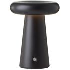 Candeeiro de mesa exterior recarregável preto moderno, Stig, 3W, LED 3000K, IP44, regulável em 3 níveis