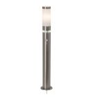Candeeiro de pé exterior com sensor de movimento cromo de plástico, Sage, 5W, LED 3000K, IP44