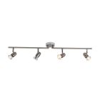 Foco de teto cromo de metal, Wietse, 7W, LED 3000K