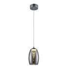 Candeeiro suspenso cromo moderno, Aliyah, 5W, LED 3000K
