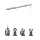 Candeeiro suspenso cromo moderno, Aliyah, 5W, LED 3000K