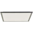 Painel LED de teto preto moderno, Usman, 24W, LED 4000K