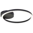 Candeeiro de teto preto design, Maladon, 12W, LED 4000K