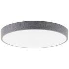 Plafon cinzento rústico, Soeraya, 36W, LED ajustável de branco quente a branco frio, com comando à distância