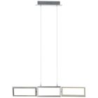 Candeeiro suspenso prateado moderno, Sara, 30W, LED 3000K