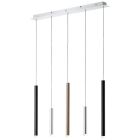 Candeeiro suspenso prateado moderno, Olivia, 4W, LED 3000K
