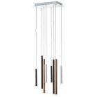 Candeeiro suspenso castanho moderno, Olivia, 4W, LED 3000K