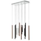 Candeeiro suspenso castanho moderno, Olivia, 4W, LED 3000K
