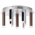 Candeeiro de teto prateado moderno, Olivia, 4W, LED 3000K