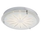 Aplique de parede cromo de vidro, Danae, 15W, LED 3000K