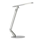 Candeeiro de secretaria prateado de metal, Larah, 6W, LED 4000K, com interruptor