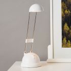 Candeeiro de secretaria branco moderno, Louna, 6W, LED 2700K, com interruptor