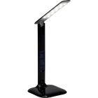 Candeeiro de secretaria preto moderno, Naila, 5W, LED ajustável de branco quente a branco frio, com dimmer tátil