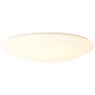 Candeeiro de teto branco design, Djalissa, 60W, LED ajustável de branco quente a branco frio, com comando à distância