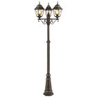 Candeeiro para exterior cor de ferrugem clássico, Levinus, IP44
