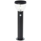 Candeeiro de pé exterior solar preto moderno, Saar, 3W, LED 3000K, IP44