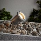 Foco com estaca cinzento de vidro, Shanna, 3W, LED 3000K, IP44