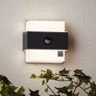 Candeeiro de parede exterior com sensor de movimento antracite moderno, Birol, 7,5W, LED 4000K, IP44