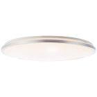 Plafon branco moderno, Haron, 60W, LED ajustável de branco quente a branco frio, com comando à distância