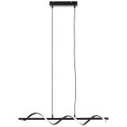 Candeeiro suspenso preto design, Mateusz, 18W, LED 4000K