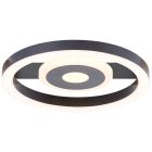 Plafon preto design, Konrad, 9W, LED 3000K