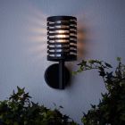 Candeeiro para exterior preto moderno, Veysel, IP44