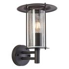 Candeeiro para exterior preto rústico, Gezina, IP44
