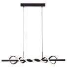 Candeeiro suspenso preto moderno, Quang, 20W, LED 3000K