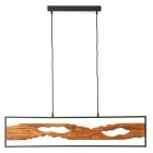 Candeeiro suspenso castanho rústico, Raynor, 20W, LED 3000K